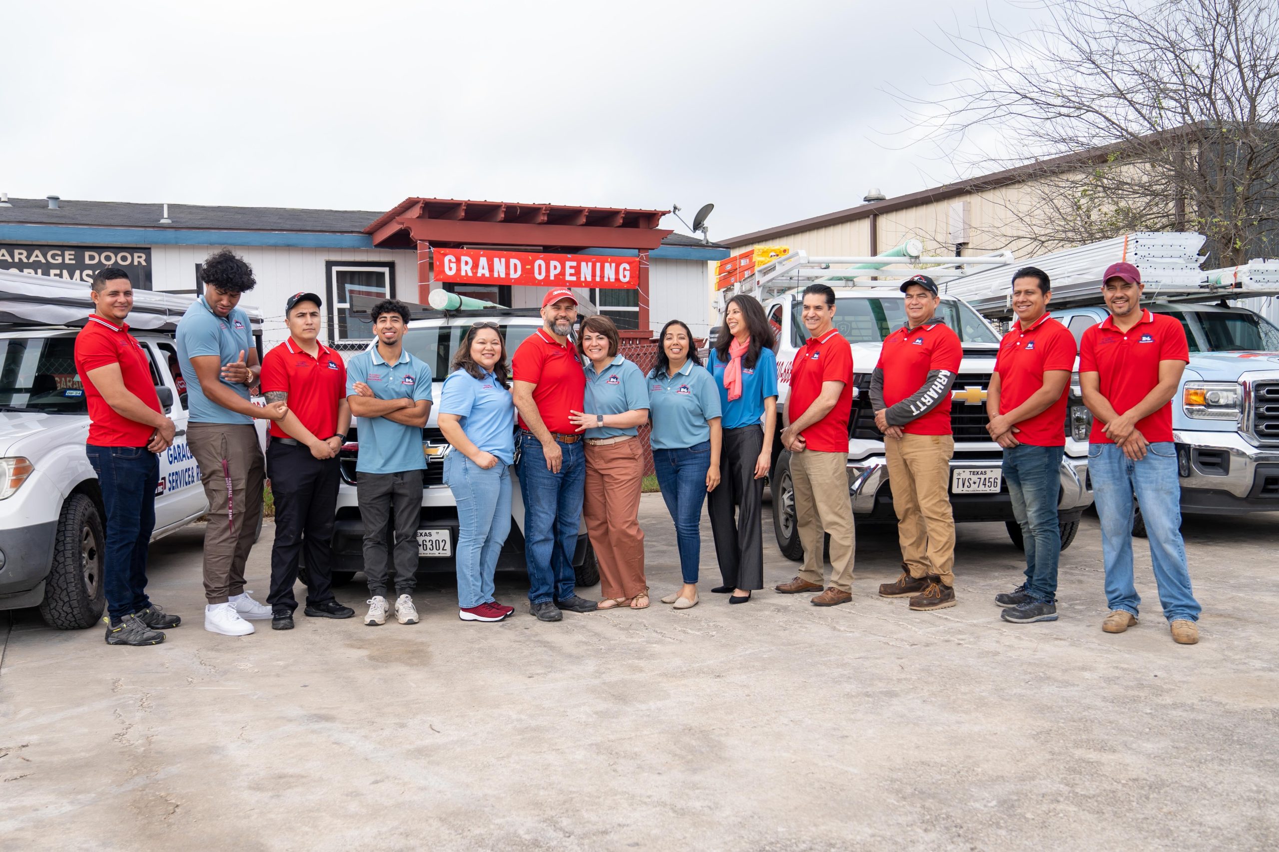 Grand Opening of garage door